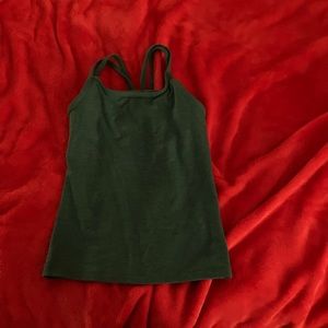 SUPER CUTE aethleta girl upbeat tank top, teal, size s/7